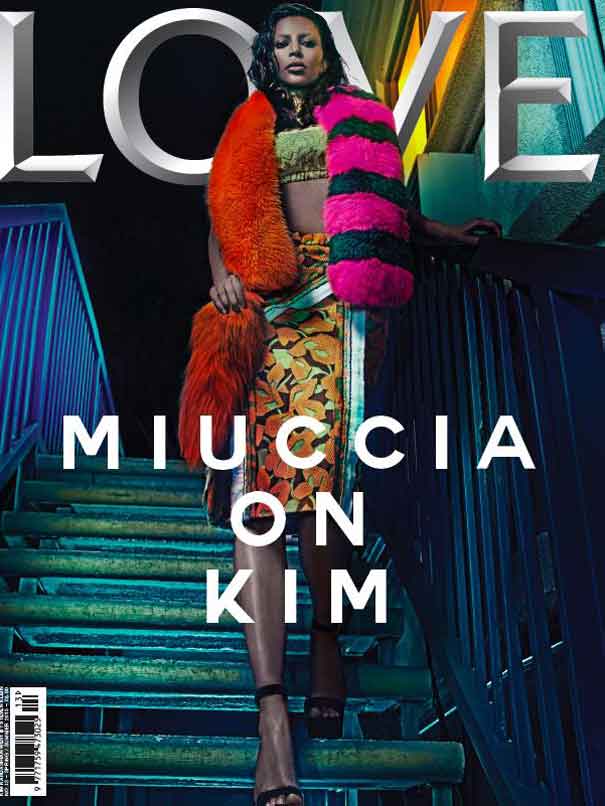 Kim Kardashian for Love magazine shot by Steven Klein and styled by the magazine's editor-in-chief Katie Grand