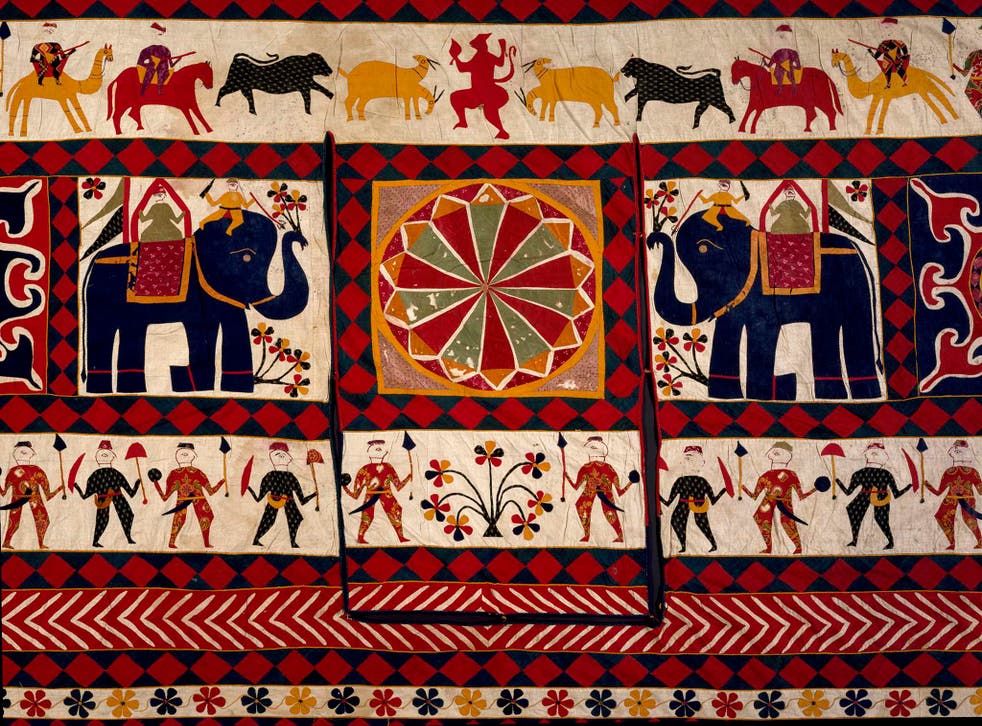 This wall hanging rescued from a skip will be exhibite at the V&A