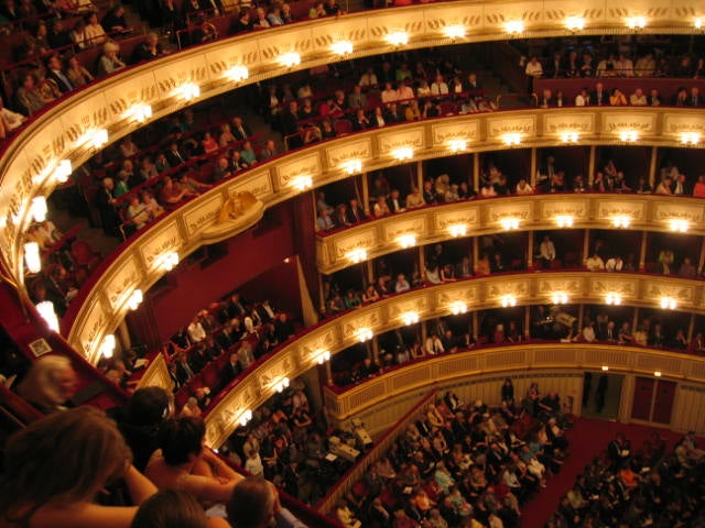 The Vienna State Opera's interior