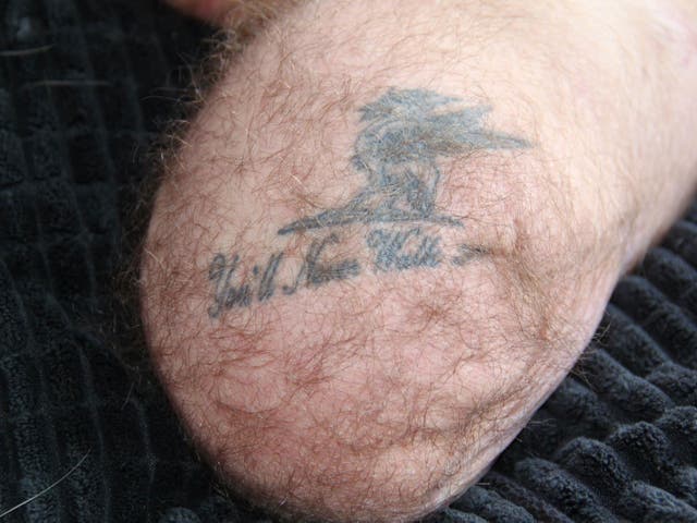 Royal Marine Andy Grant S Liverpool Fc Tattoo Reads You Ll Never Walk After Leg Amputation The Independent The Independent