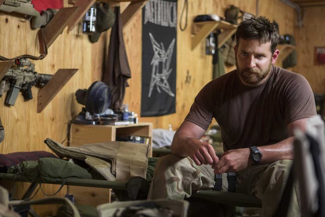 Bradley Cooper plays sniper Chris Kyle in blockbuster American Sniper