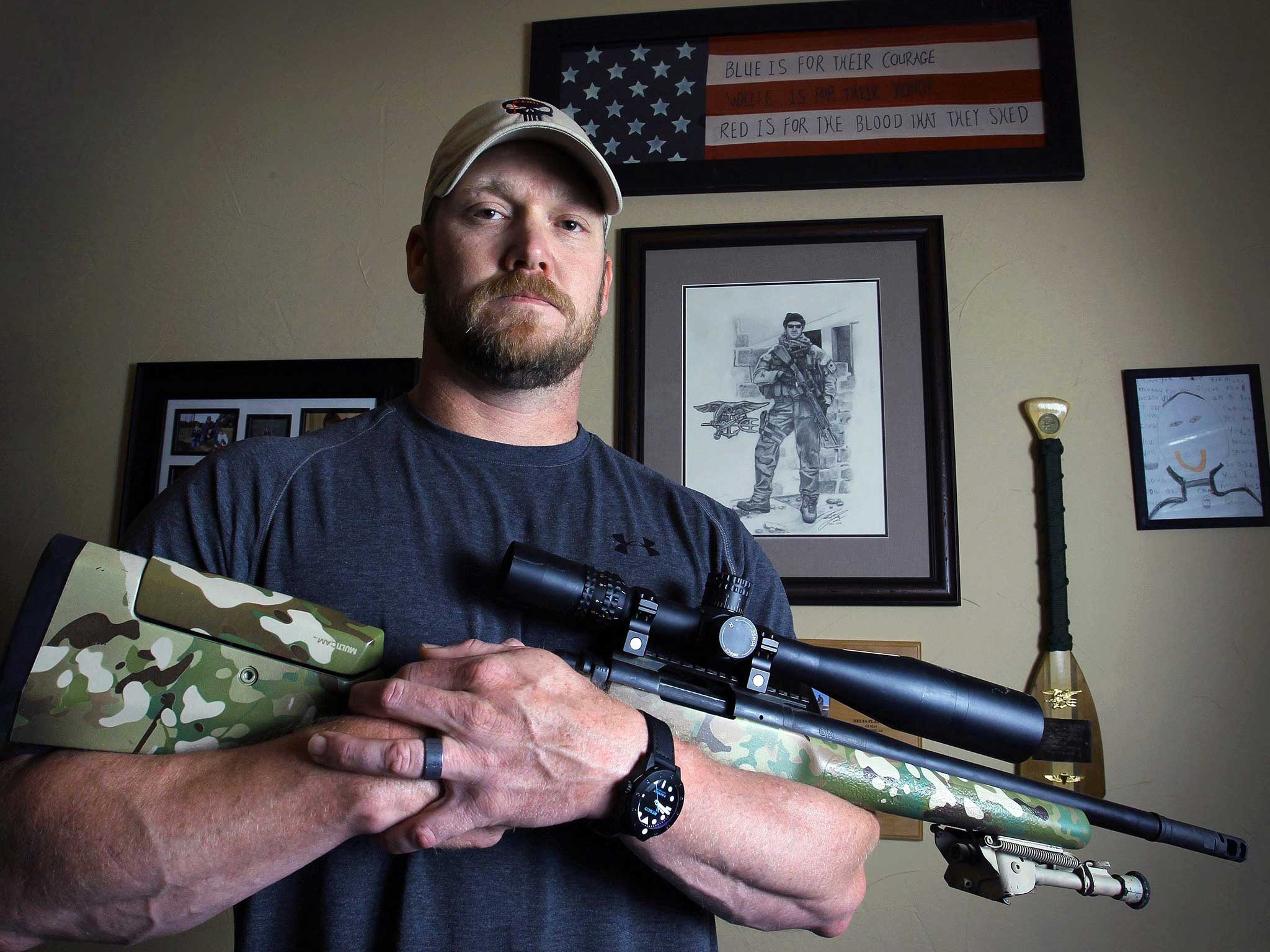 American sniper Chris Kyle had over a 100 'kills' to his name