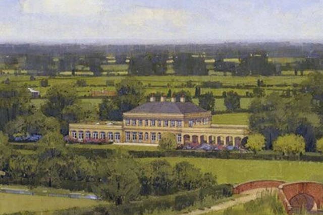 Country house, Warwickshire (Robert Adam): The stone-and-stucco mansion will be set within grounds that include native wildflower meadows, new woodland, an orchard and some ponds