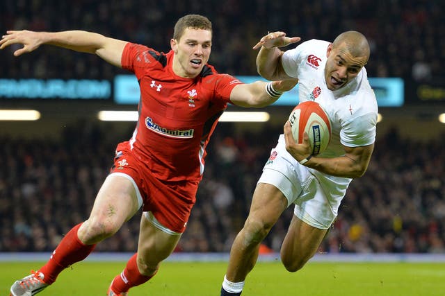 George North was partly at fault for England's second try, scored by Jonathan Joseph