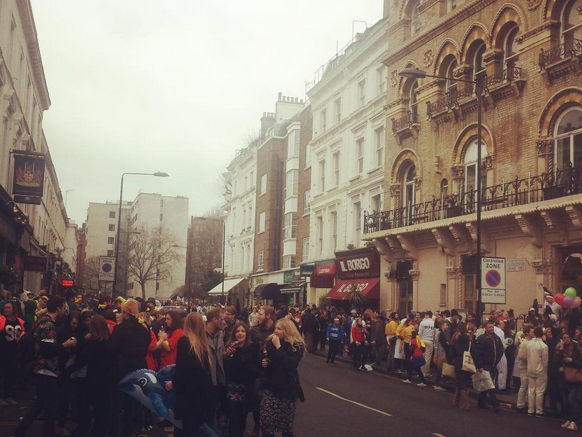 Waitangi Day celebrations on Gloucester Road in London (via Alizé @kingharmanalize)