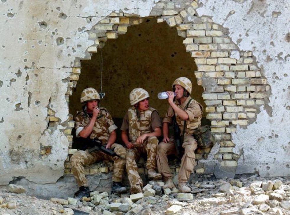 The experience of the British military in Basra in 2003 has led to a refusal to engage fully in the current crisis 