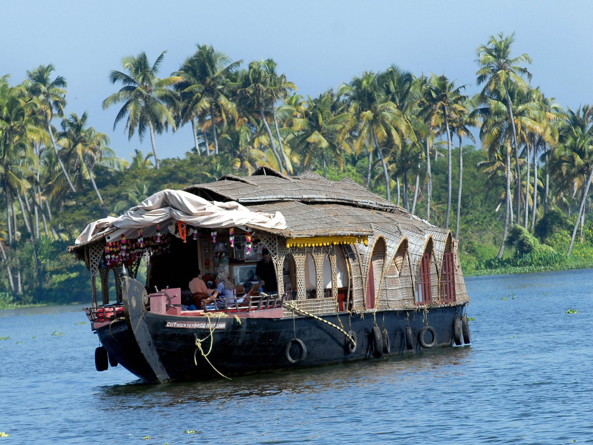 Over 1,200 barges now float on backwaters that have been essential to the local community (Getty)