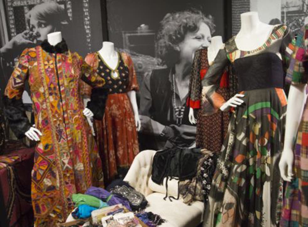 Thea Porter: 70s Bohemian Chic opened last week at the Fashion and Textile Museum