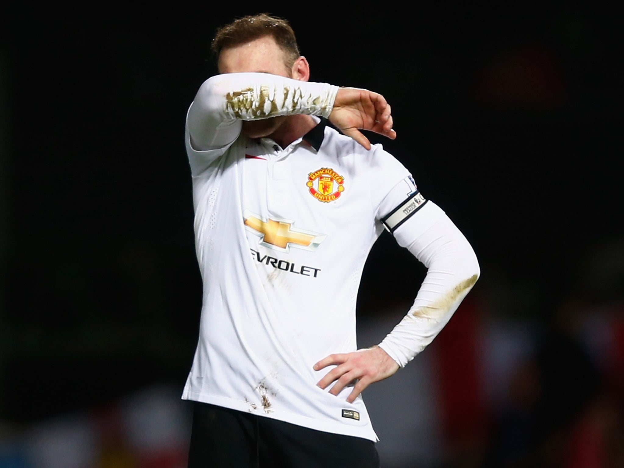 Wayne Rooney during Manchester United's draw with West Ham