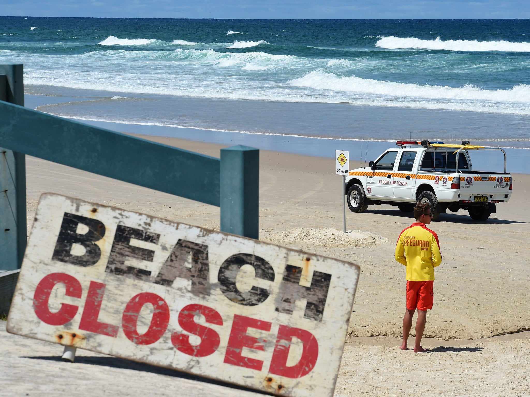 Shelly Beach has been closed following the attack 
