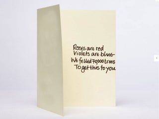 Valentine's Day cards made from illegally and unsustainably sourced