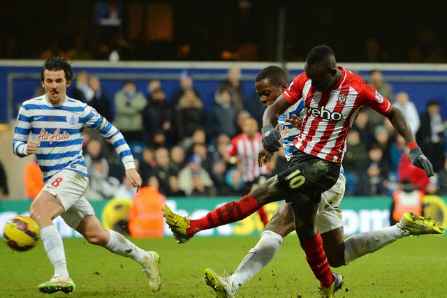 Sadio Mane scores a late winner in Southampton's 1-0 victory over QPR