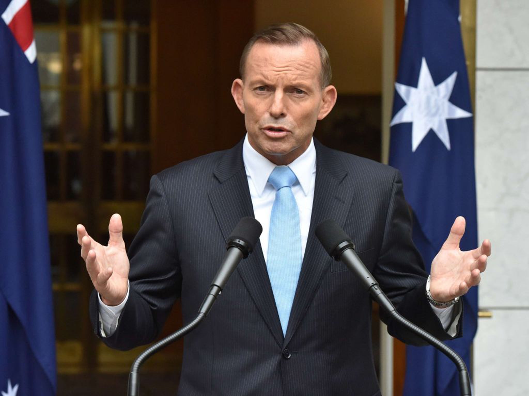 Tony Abbott says he is chastened by the experience
