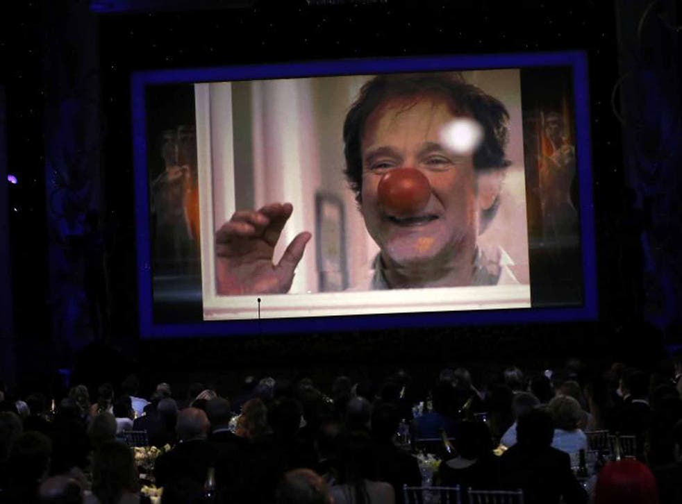 Bowing out: Robin Williams was remembered at the SAG awards last month