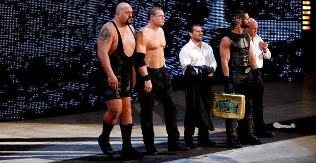 The Authority line up to take on Roman Reigns and Daniel Bryan