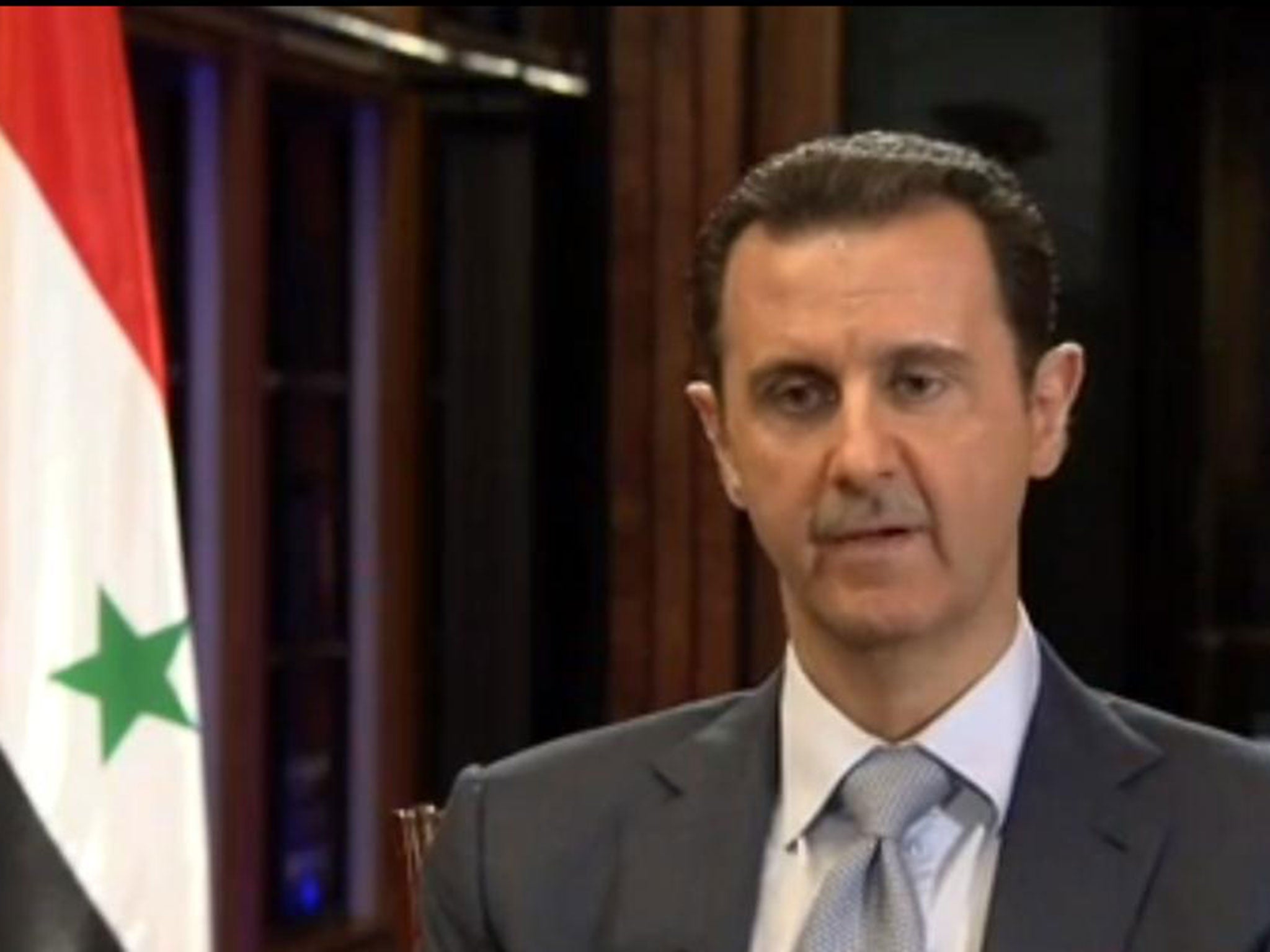 Assad speaks to the BBC