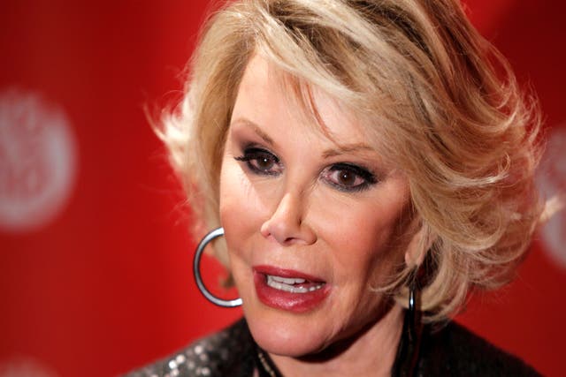 Joan Rivers died last September after undergoing minor surgery