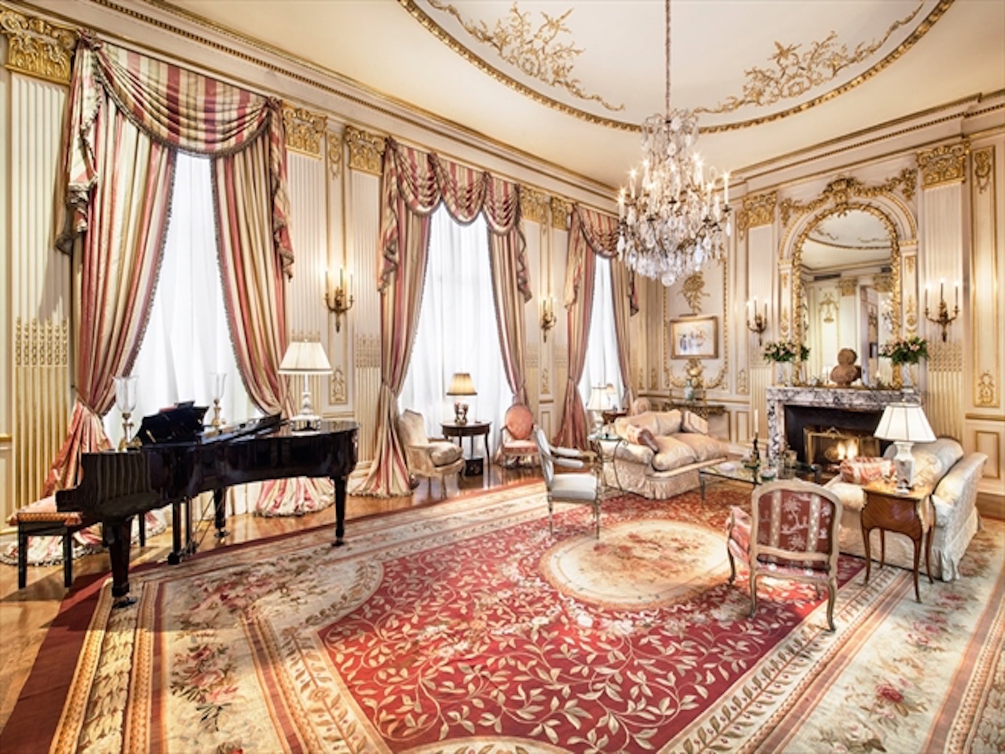 The ballroom at the late Joan Rivers home