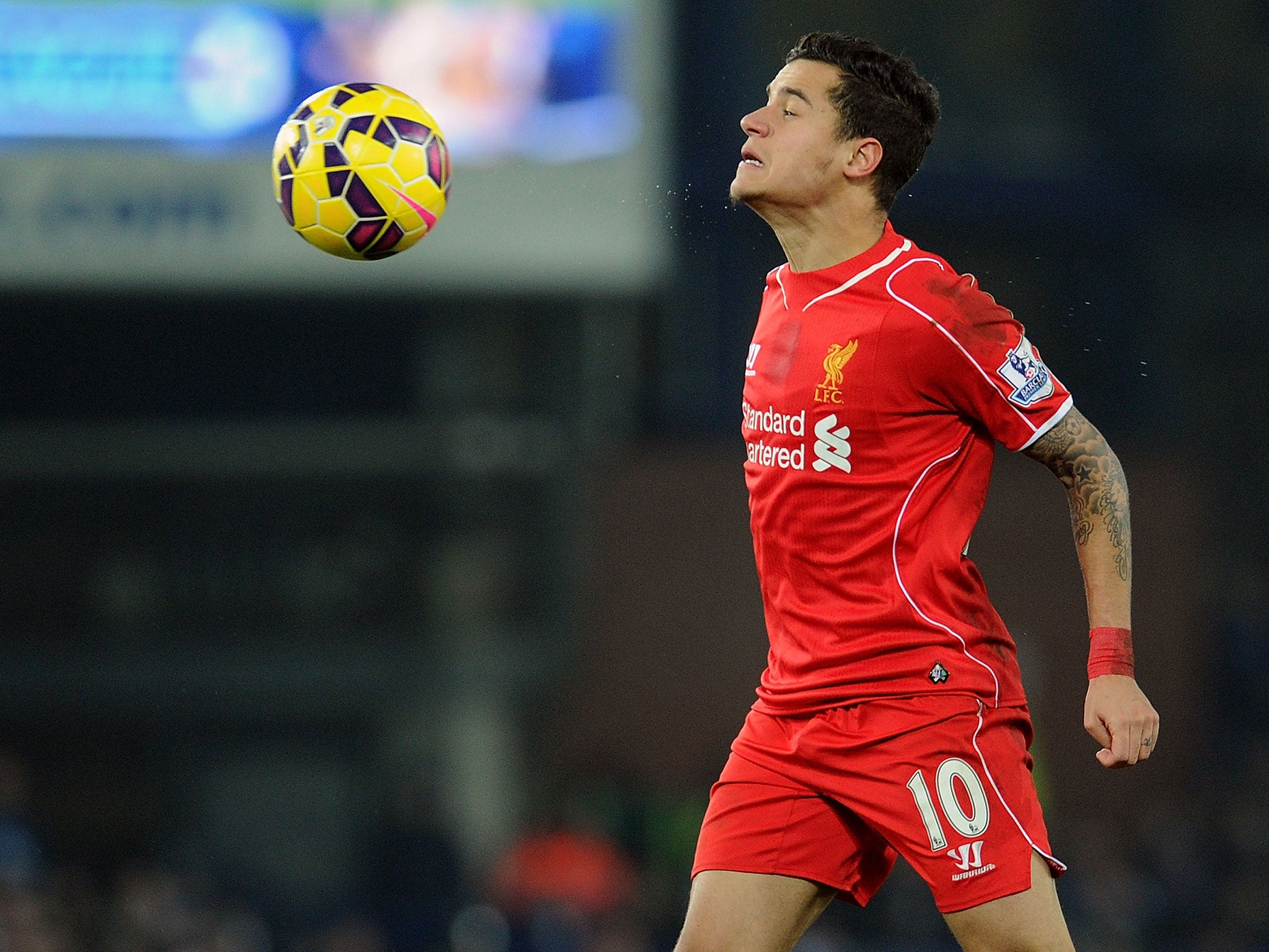 Coutinho faces a late fitness test for tonight's game against Spurs