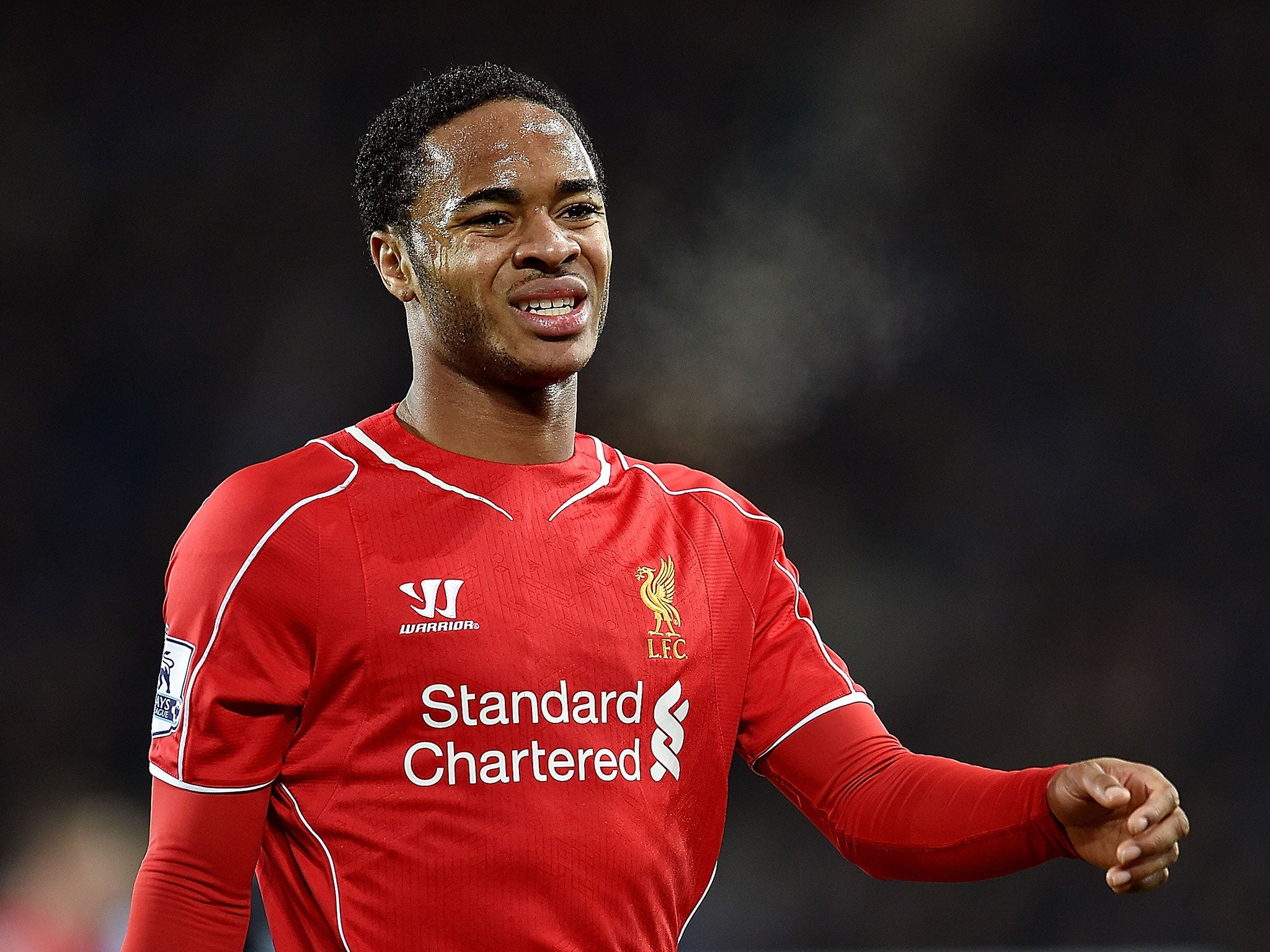 Raheem Sterling will miss tonight's game against Spurs