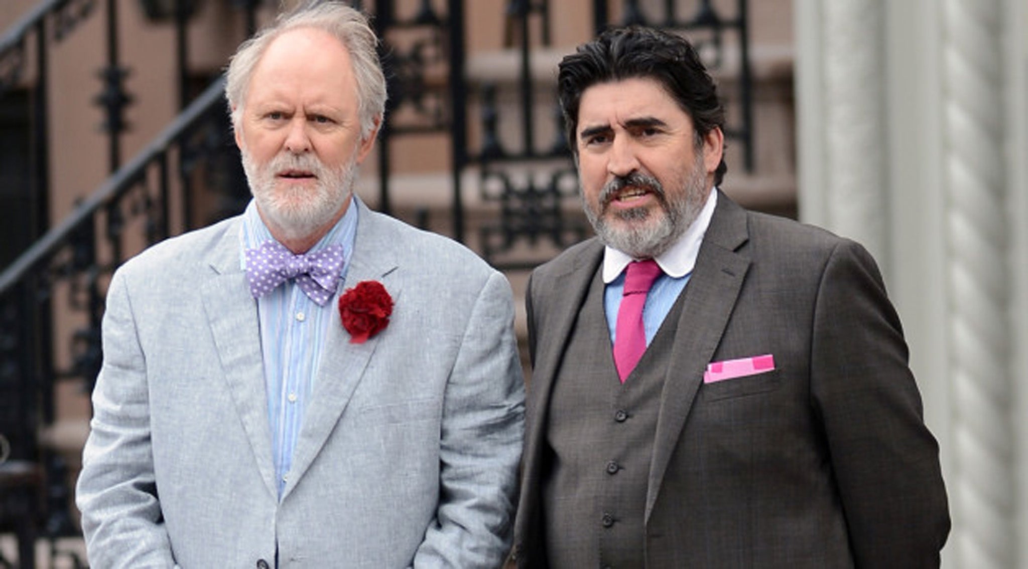 Pivotal moments: Ben and George on their wedding day