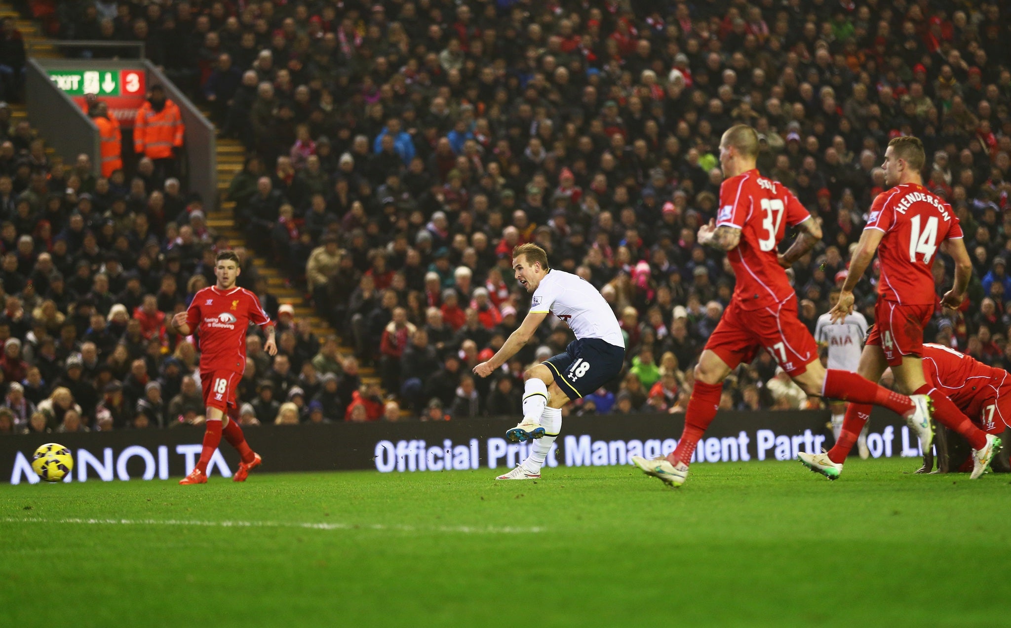 Harry Kane scored his 23rd goal of the season