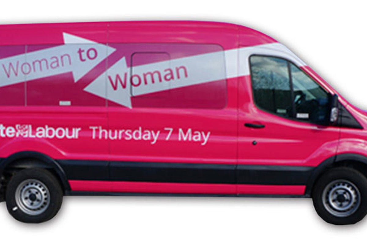 Labour pink bus: Party criticised for patronising 'Barbie doll' colour ...