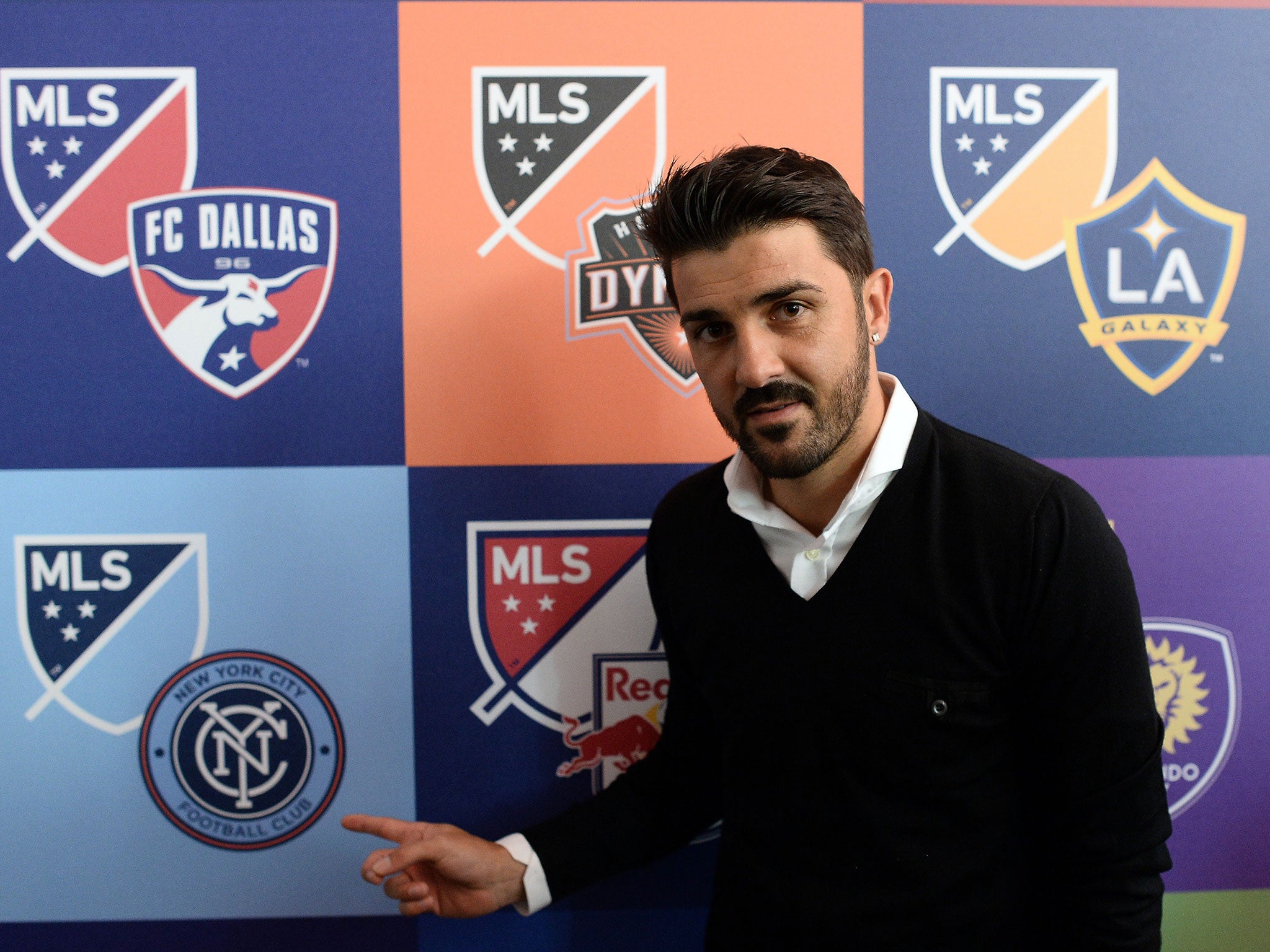 David Villa scored for New York City FC in their first ever game