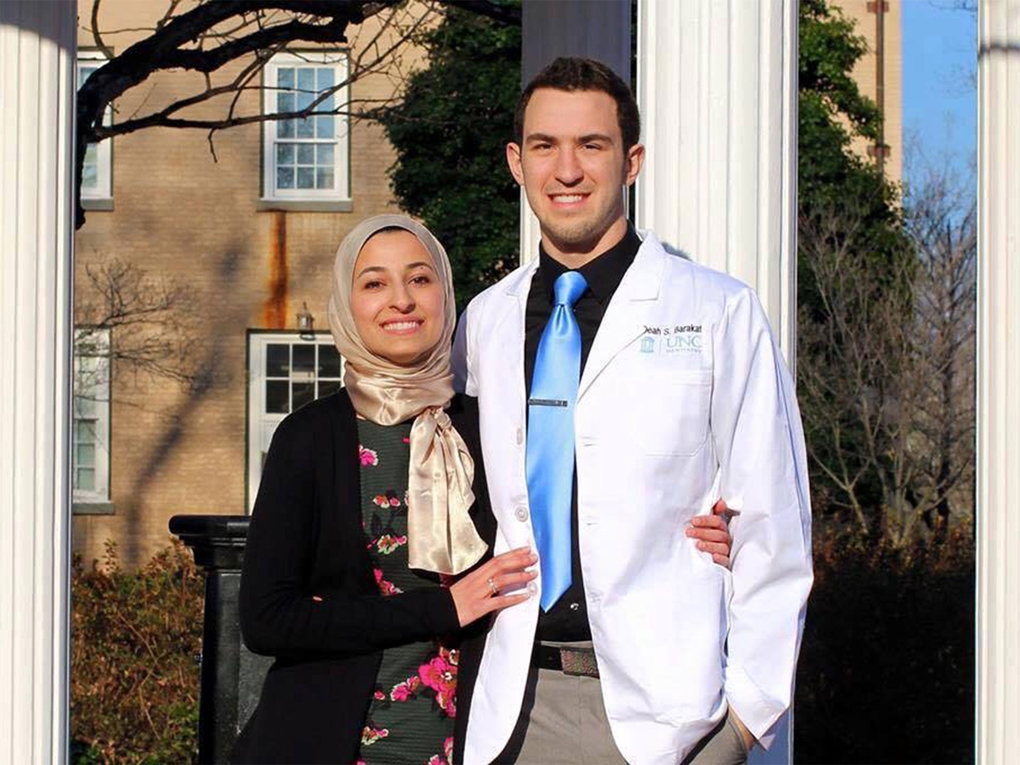 Deah Barakat was a dental student at UNC who worked for a charity giving dental care to Palestinian children and refugees