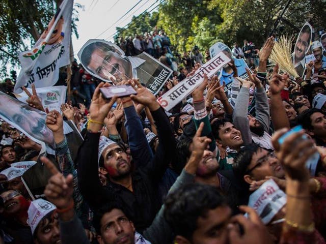 Broom prices double in Delhi as supporters of anti-corruption party ...