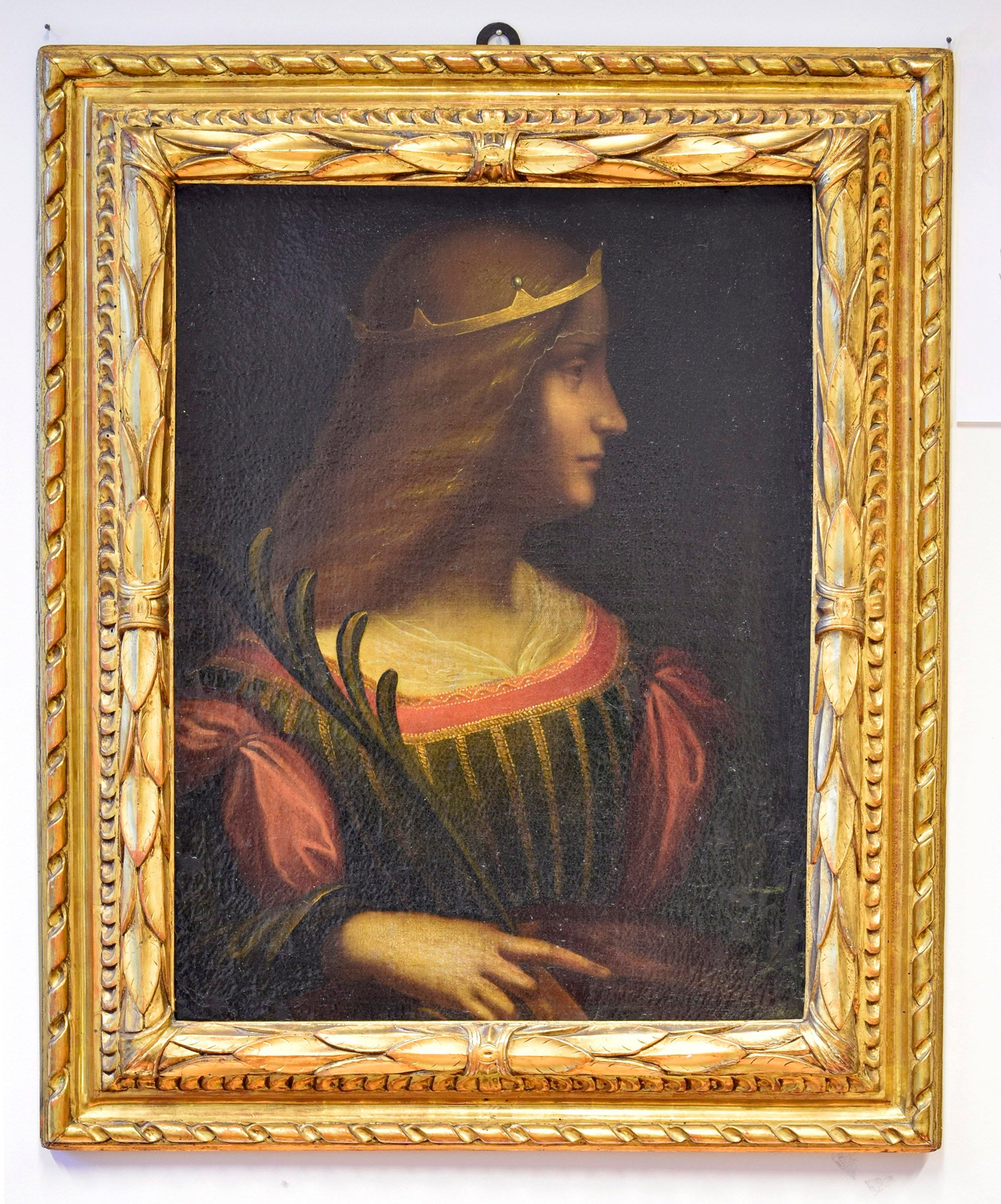 Ritratto di Isabella d'Este by Leonardo da Vinci, which was seized by the police of Ticino