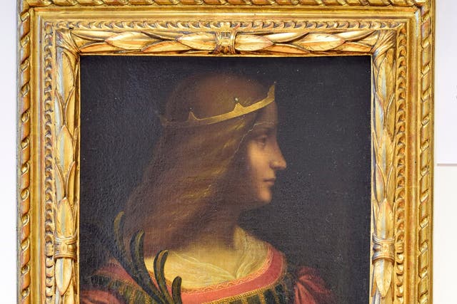 Ritratto di Isabella d'Este by Leonardo da Vinci, which was seized by the police of Ticino 