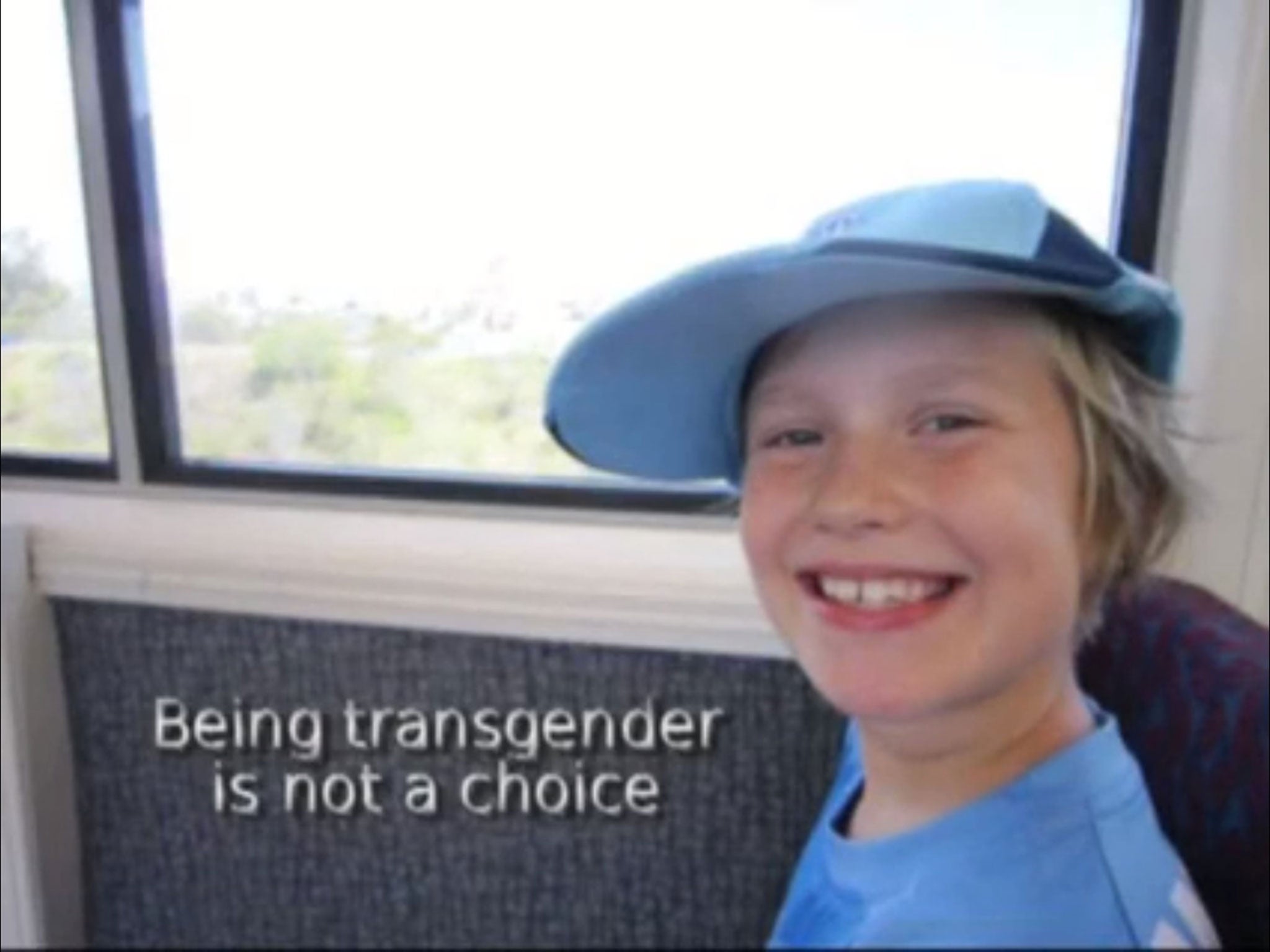 Renee Fabish posted the homemade movie, charting her transgender son Milla Taige Brown's journey, on Facebook