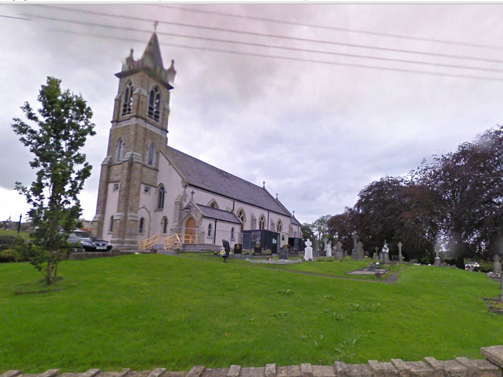 St Mary's Catholic church in the rural border village of Newtownbutler in Co Fermanagh