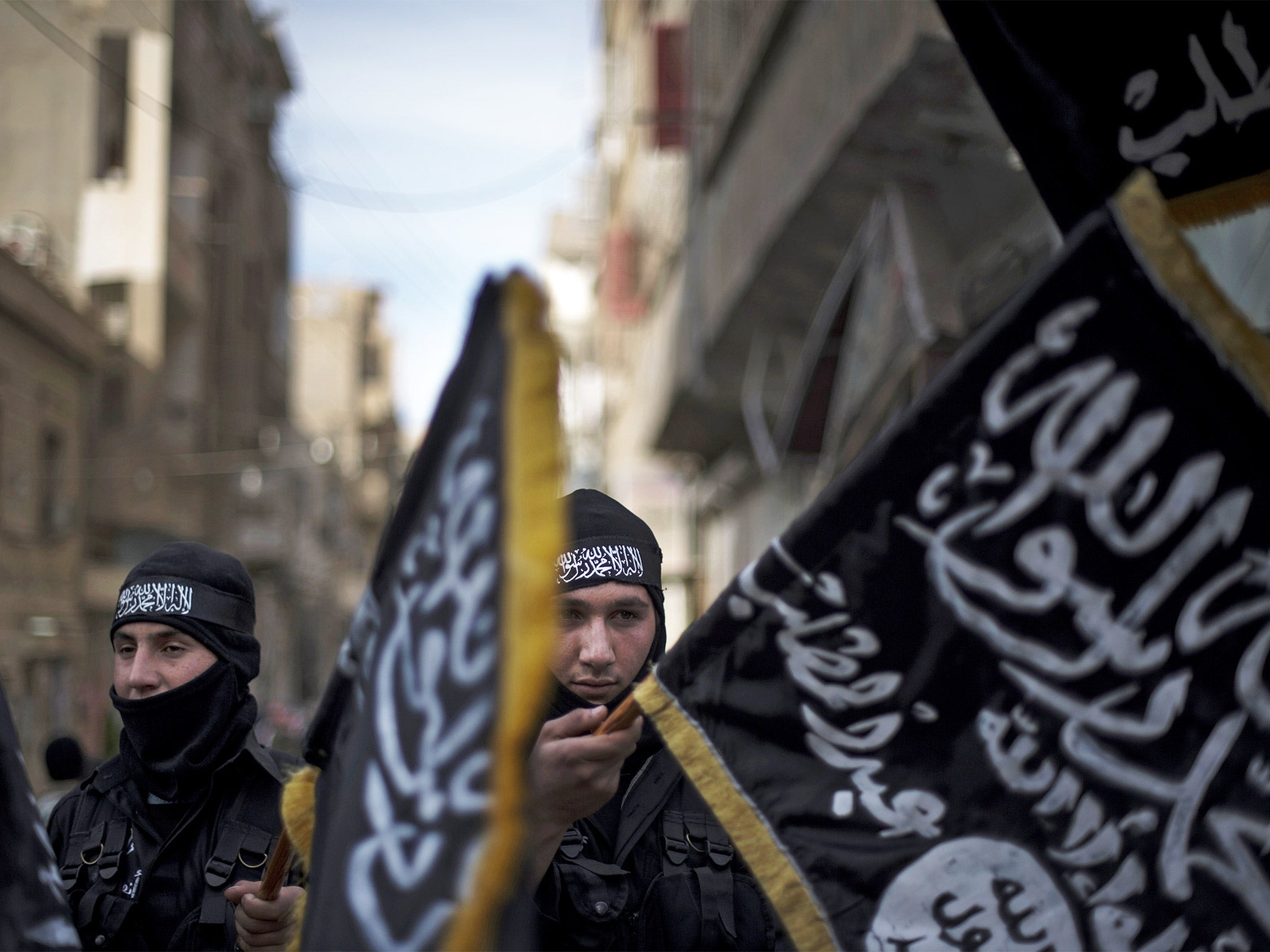 Islamist fighters in the eastern city of Deir Ezzor (Getty)