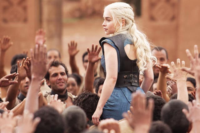 Speaking the truth: cast members of ‘Game of Thrones’ like Emilia Clarke studied the made-up language of Dothraki to prepare for their parts on the show 