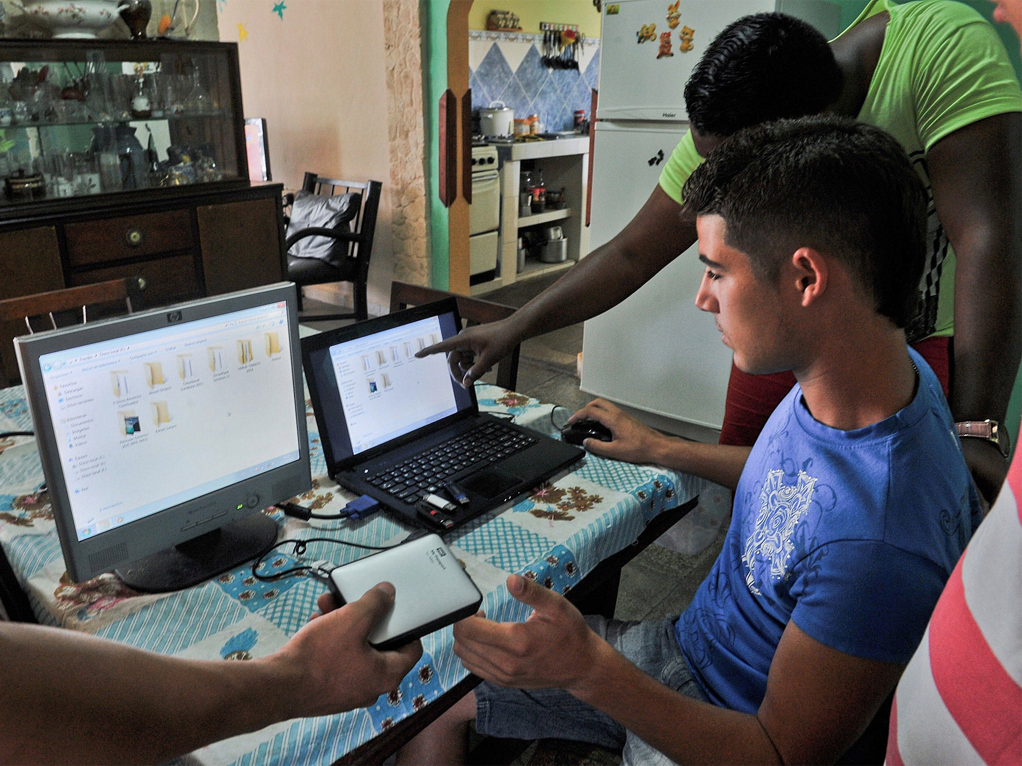 Cuba is entering the digital age - but at a very steady pace (Getty)