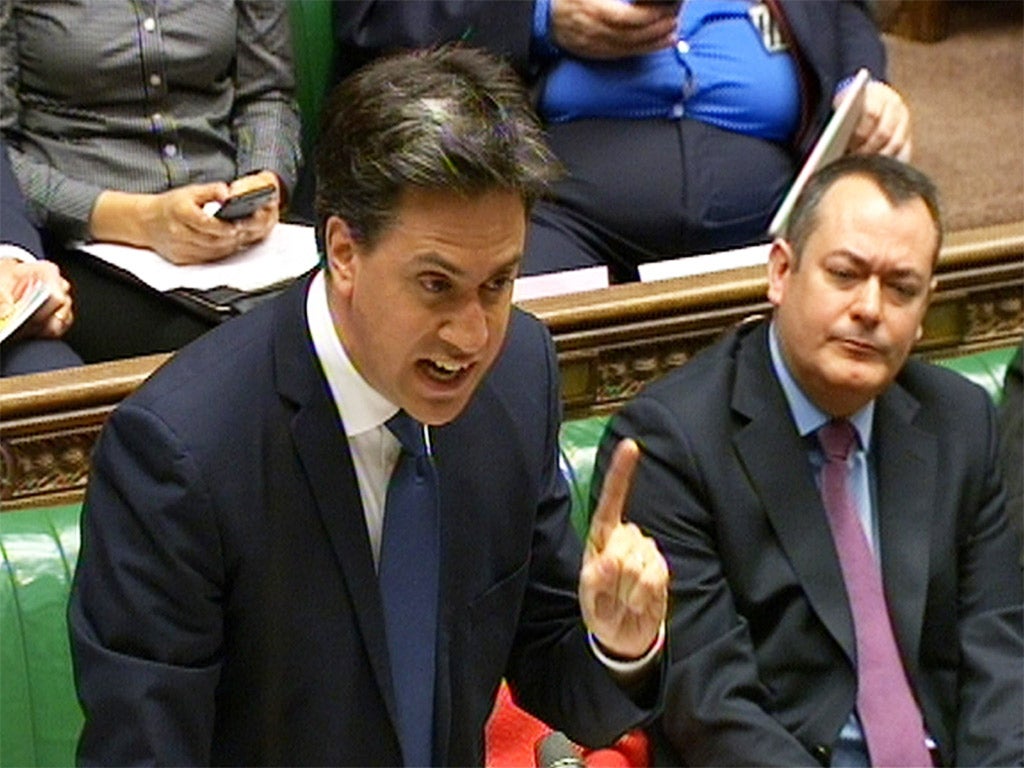 Ed Miliband has attacked David Cameron's links to people linked to the HSBC scandal