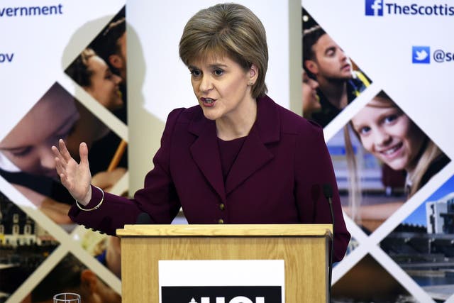 Scottish First Minister Nicola Sturgeon spoke about austerity, inequality and the Scottish approach to economic growth