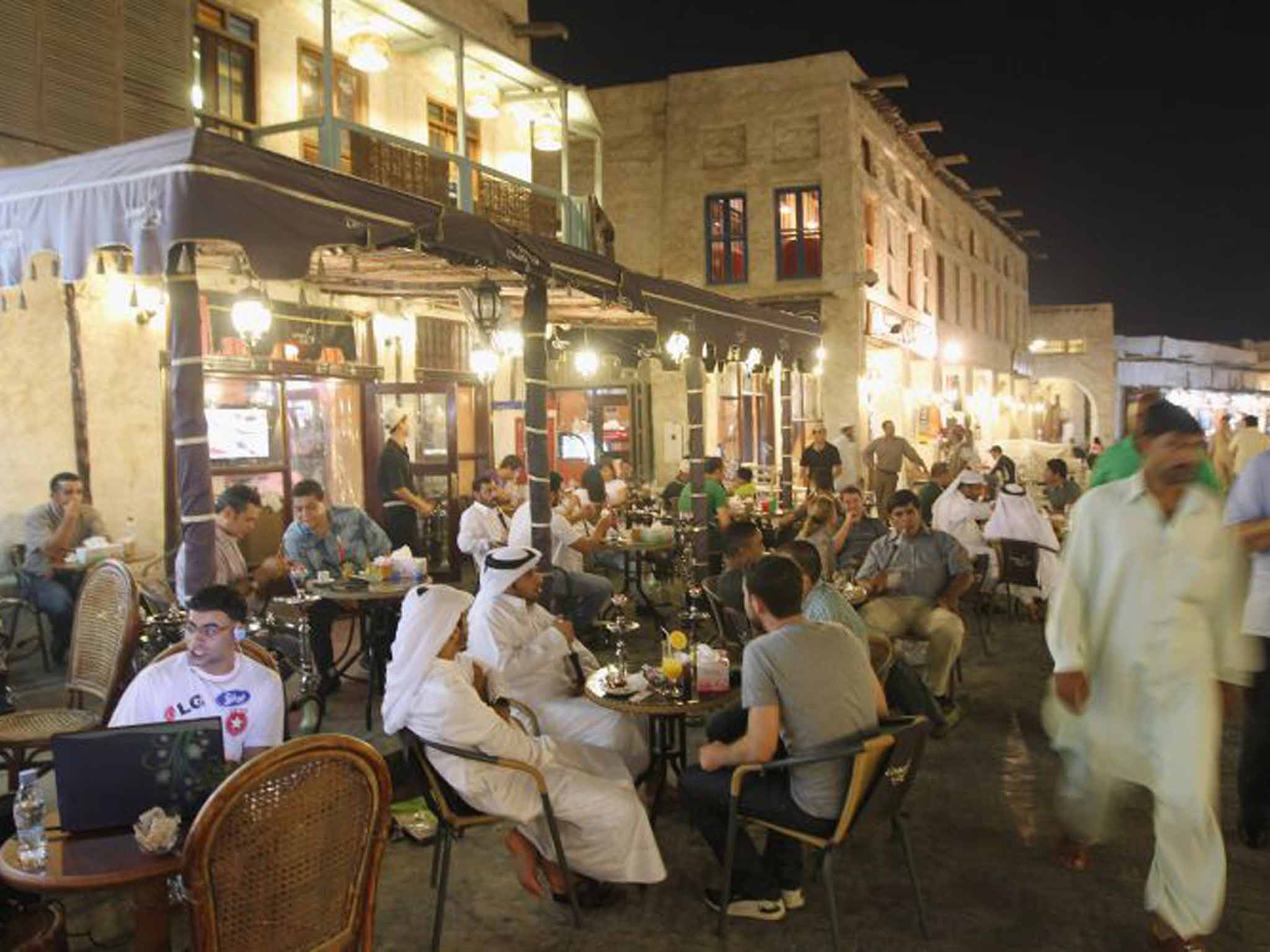 Local landmark: dine and shop at Souq Waqif