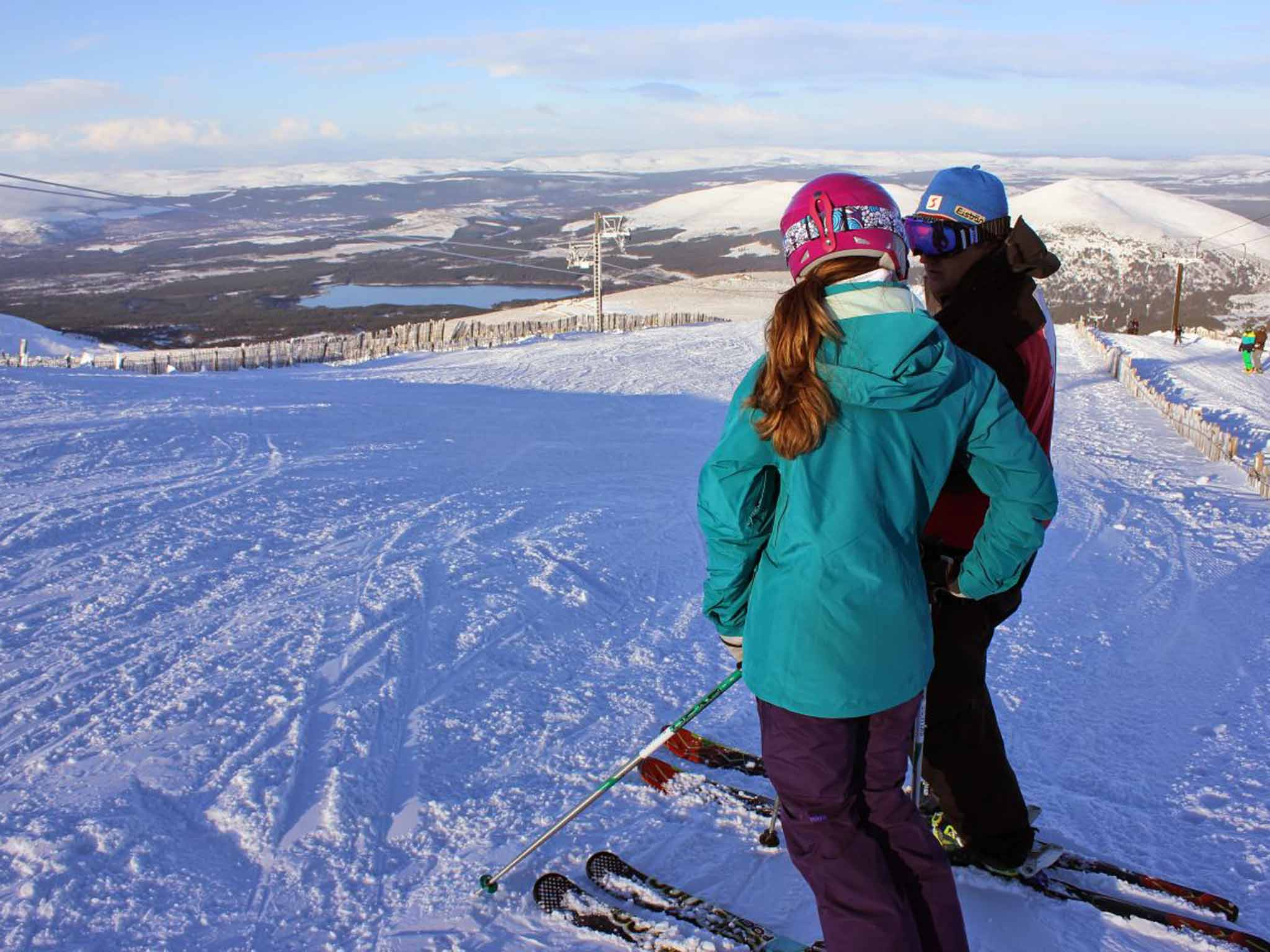 Air time: skiing on Cairngorm