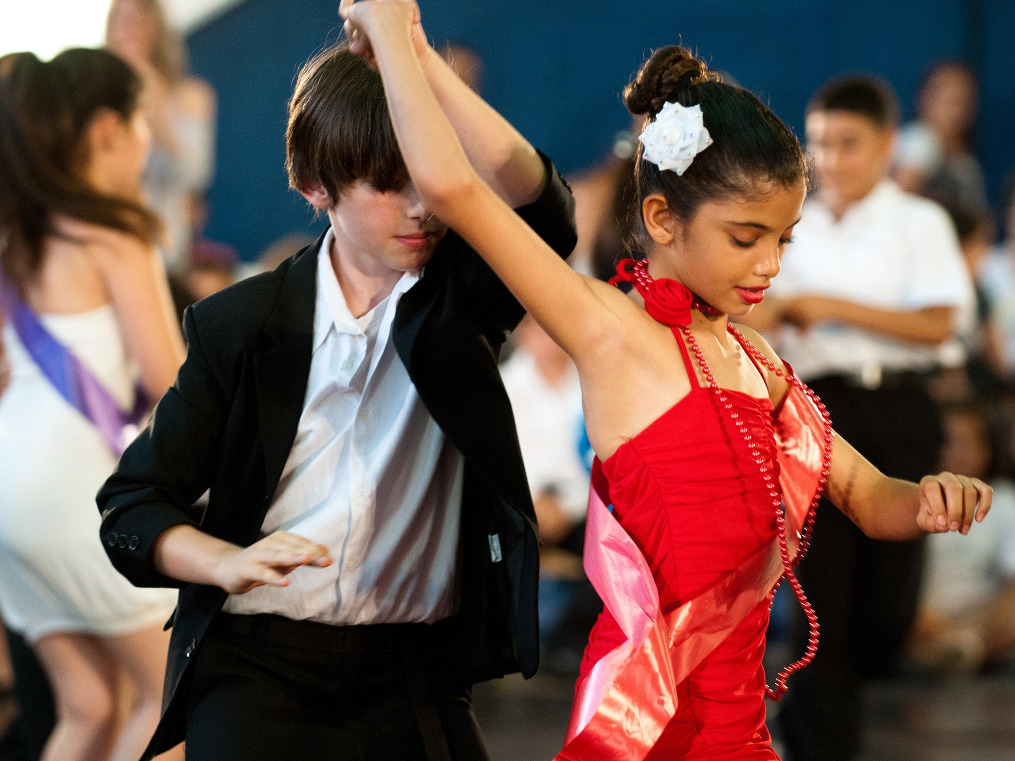 Uplifting: Dulaine uses dance classes for kids as a tool for reconciliation