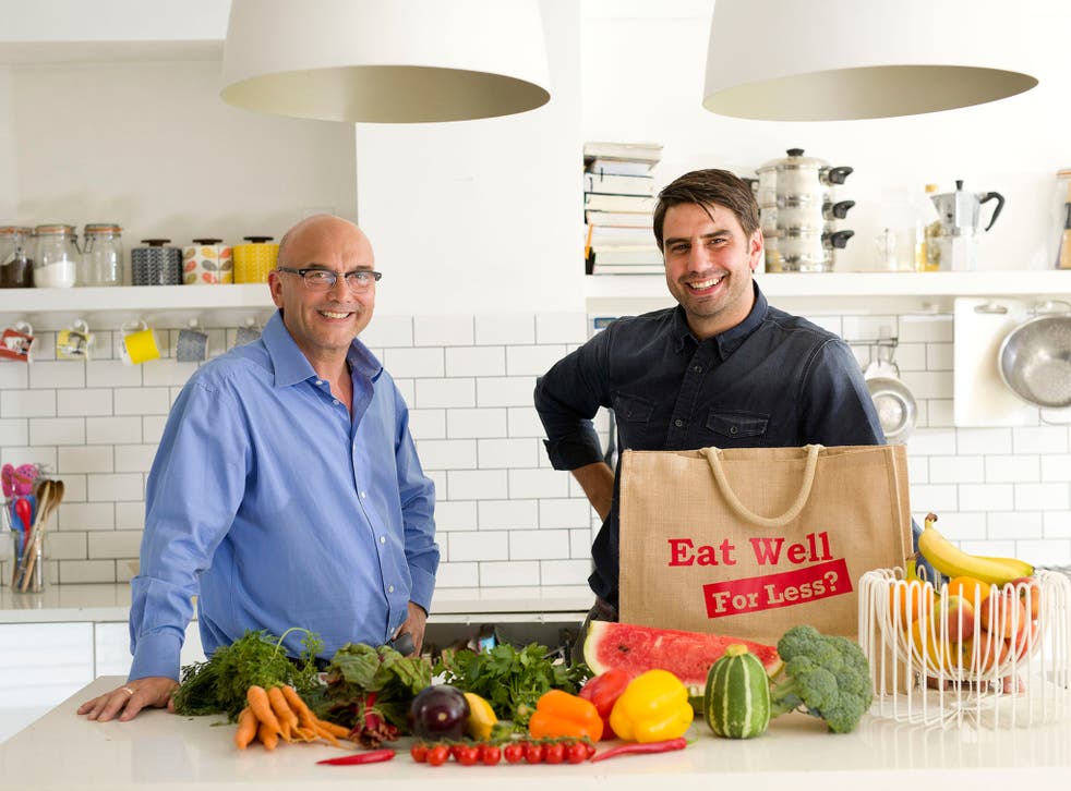 Gregg Wallace and Chris Bavin in Eat Well for Less