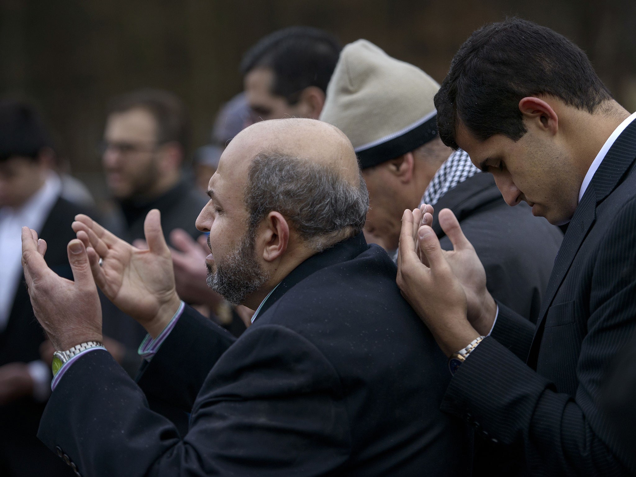 Yusor and Razan Abu-Salha were killed in the 2015 Chapel Hill shooting and their father Mohammed (left) testified at the hearing