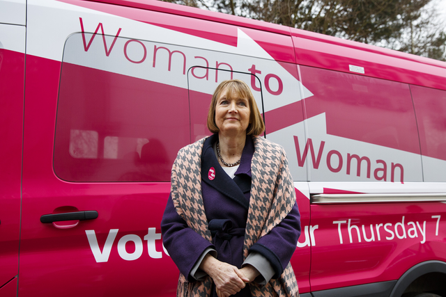 Harriet Harman MP launches Labour's general election women's campaign in Stevenage