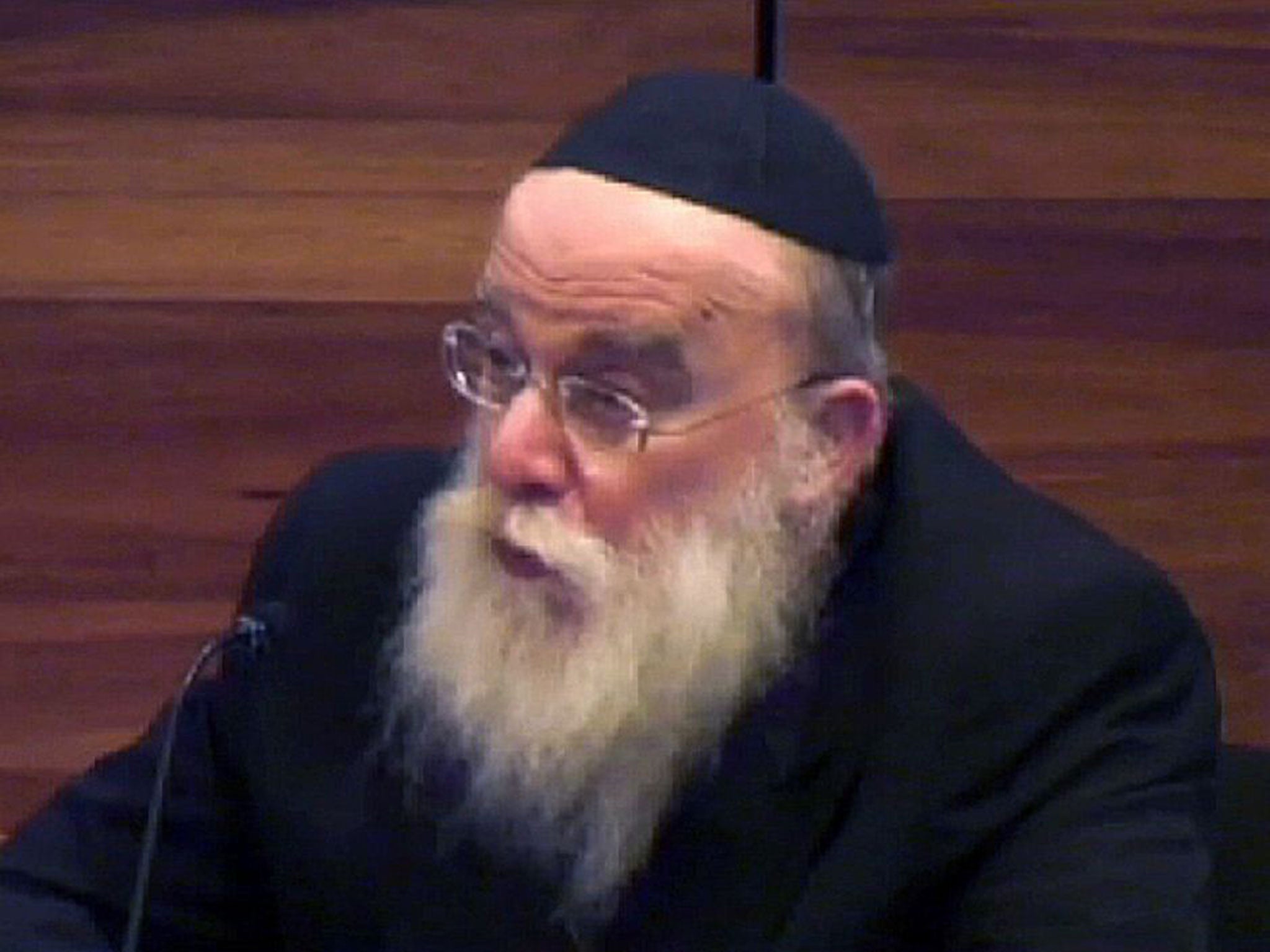 Rabbi Zvi Telsner appearing at the Royal Commission into Institutional Responses to Child Abuse