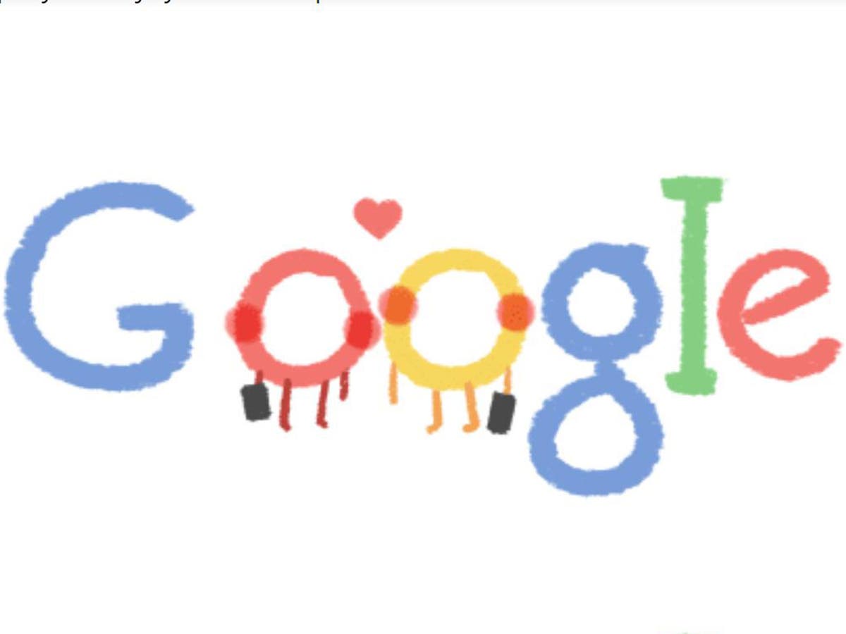 Valentine's Day 2015 Google doodle celebrates love in the digital age