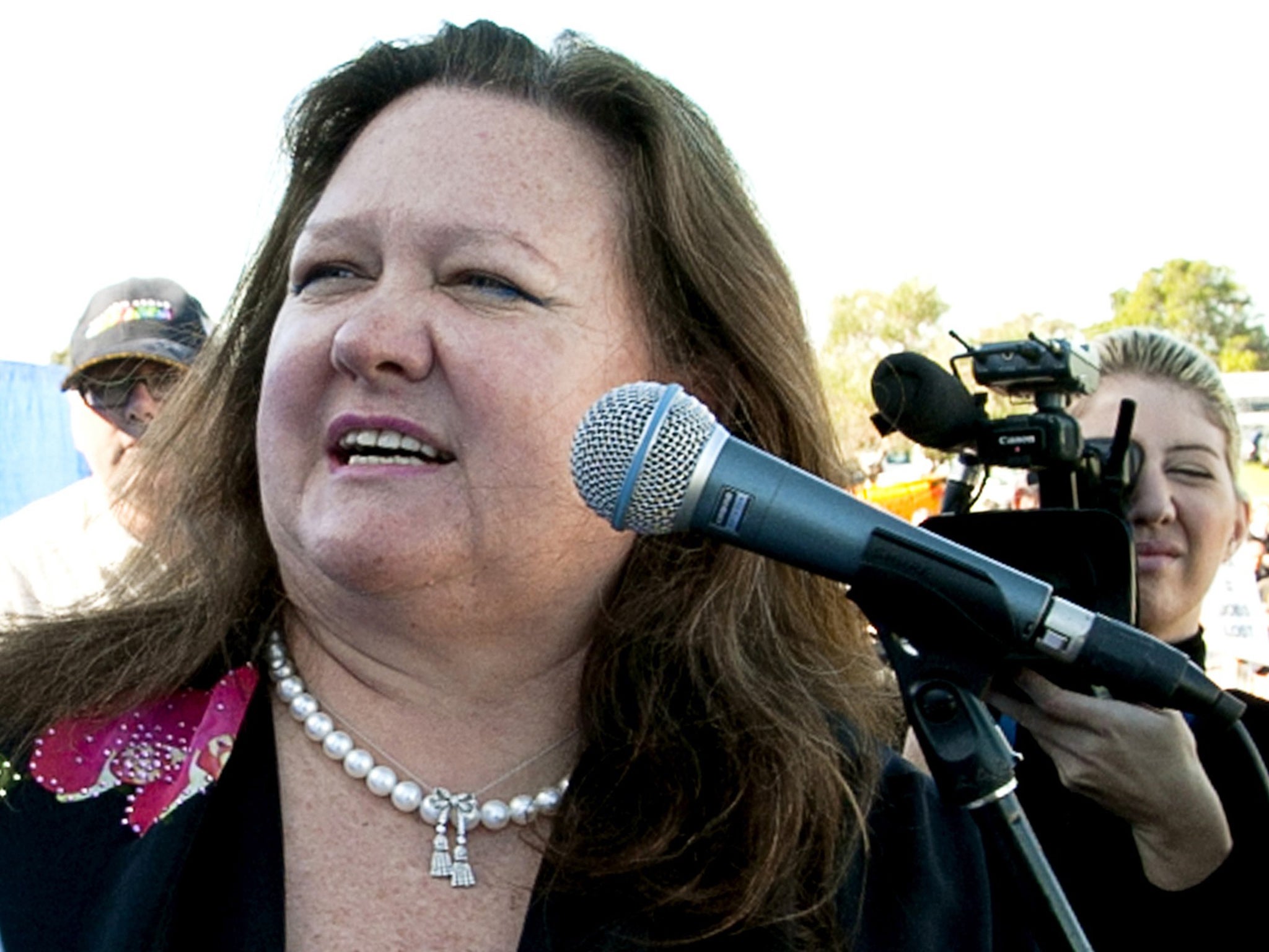 Gina Rinehart is Australia’s richest person with an estimated fortune of US$11.7bn (£7.6bn)