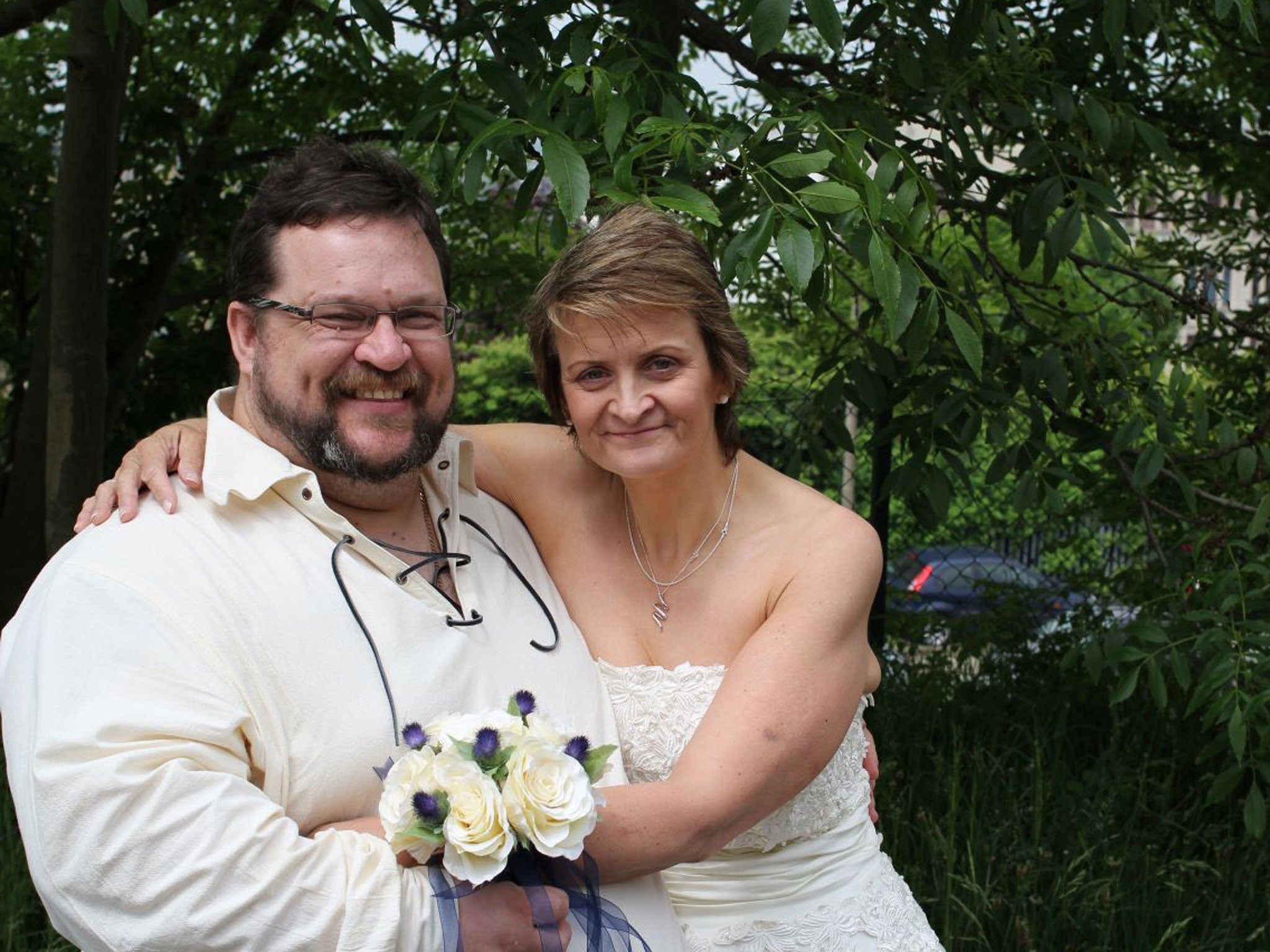 Ray and Patti Penn, who married in June 2013, were helped by Christians Against Poverty, a debt charity