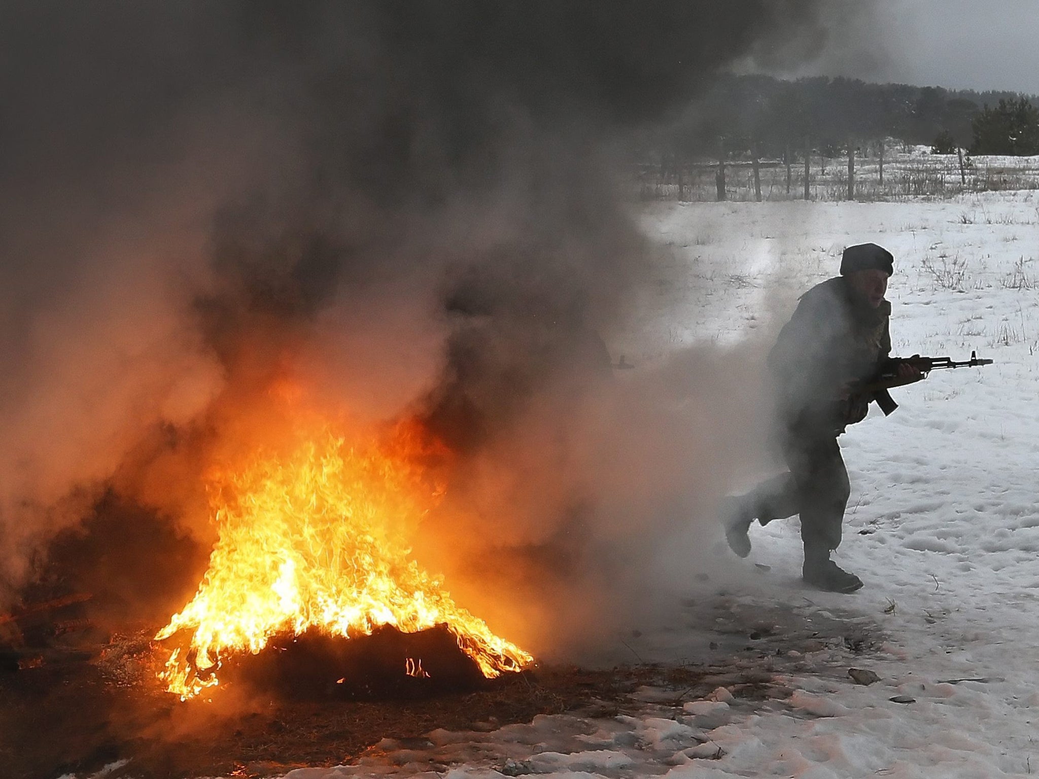 The Ukrainian National Guard unit engaged in battles around Lohvynove